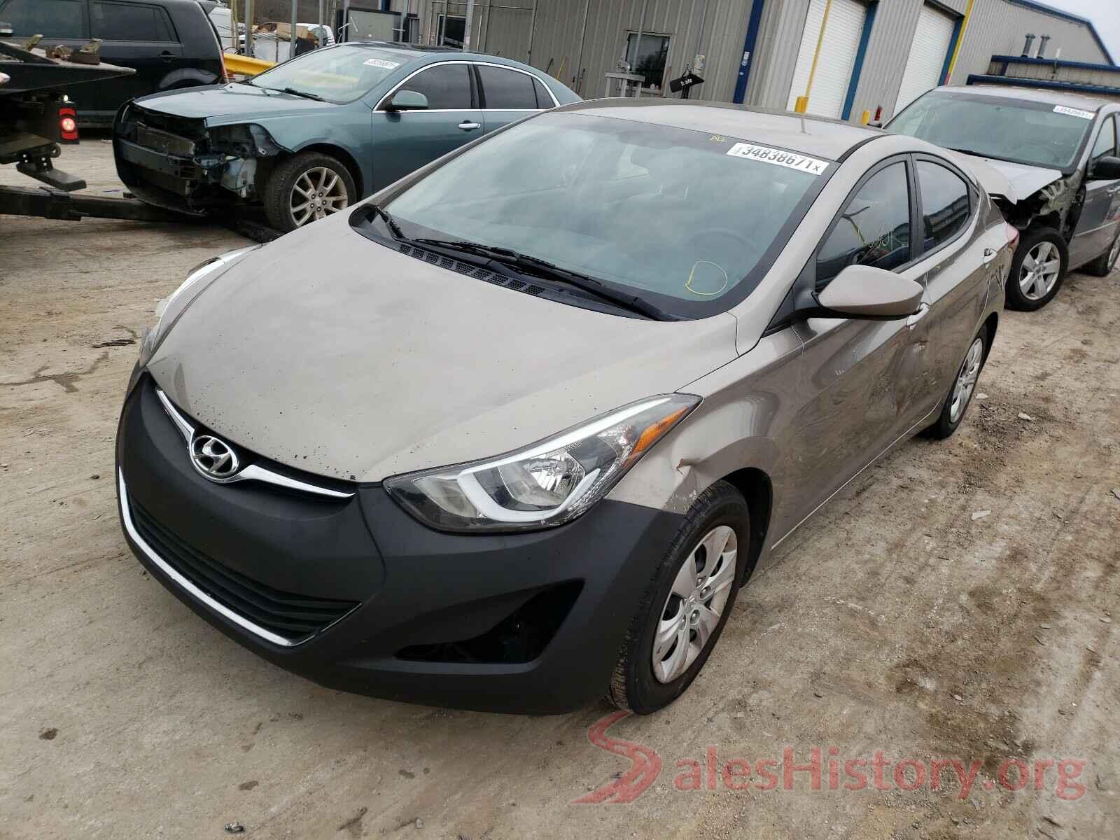 5NPDH4AE2GH770225 2016 HYUNDAI ELANTRA