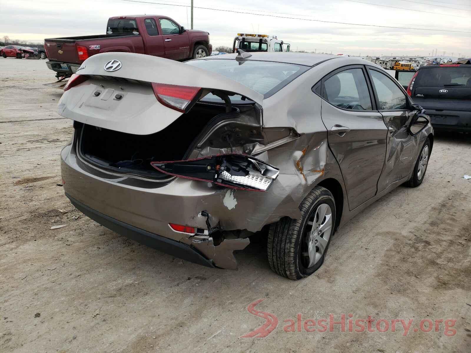 5NPDH4AE2GH770225 2016 HYUNDAI ELANTRA