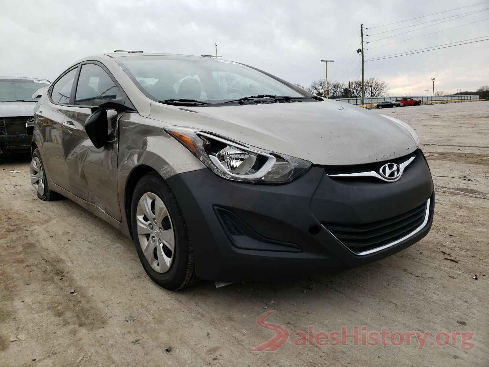 5NPDH4AE2GH770225 2016 HYUNDAI ELANTRA