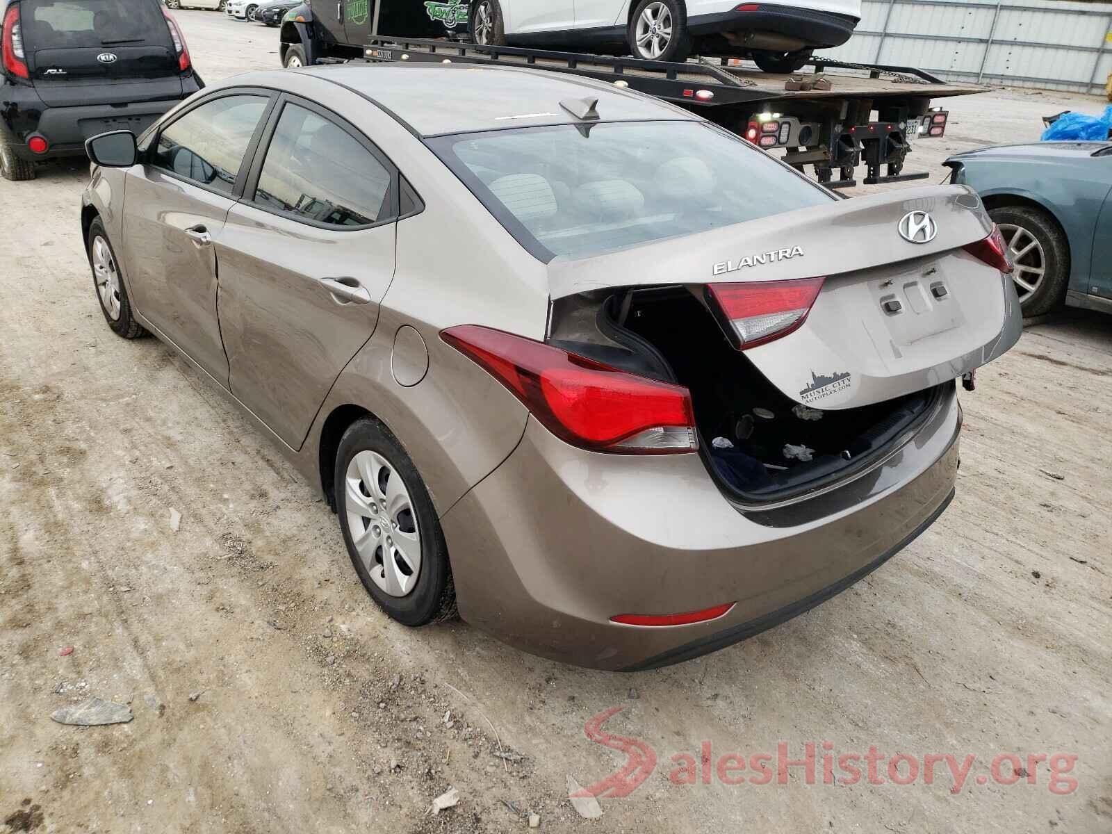 5NPDH4AE2GH770225 2016 HYUNDAI ELANTRA