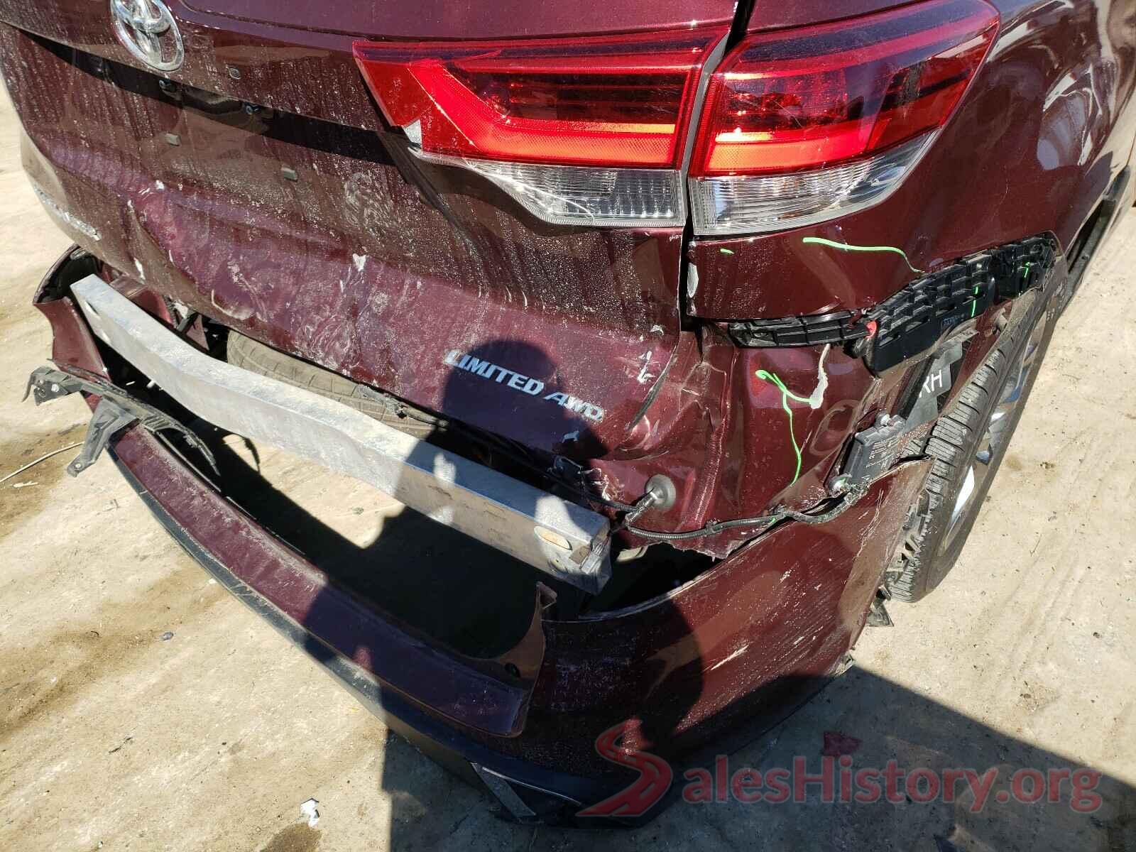 5TDDZRFH0JS813345 2018 TOYOTA HIGHLANDER