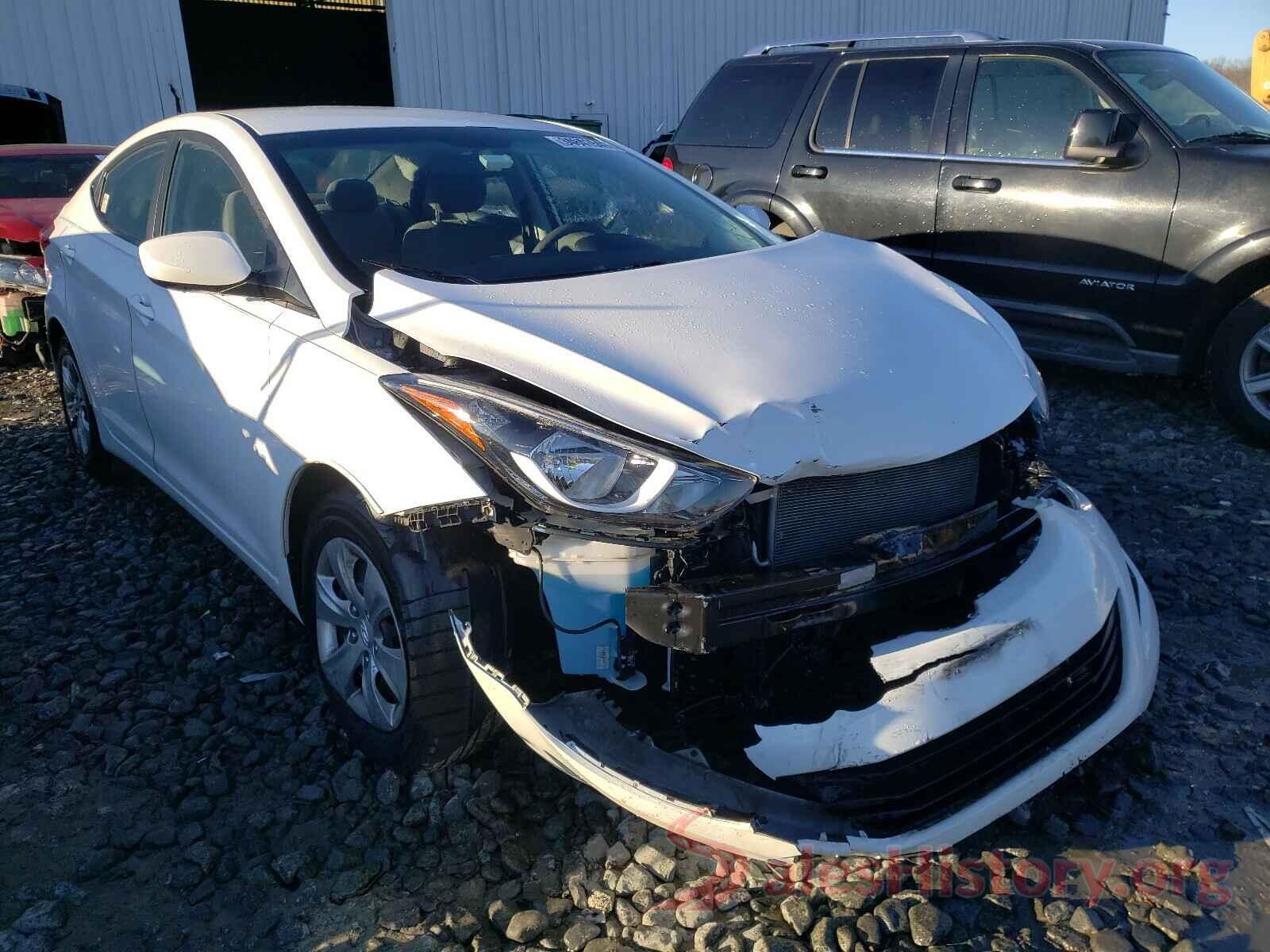 5NPDH4AE2GH667564 2016 HYUNDAI ELANTRA