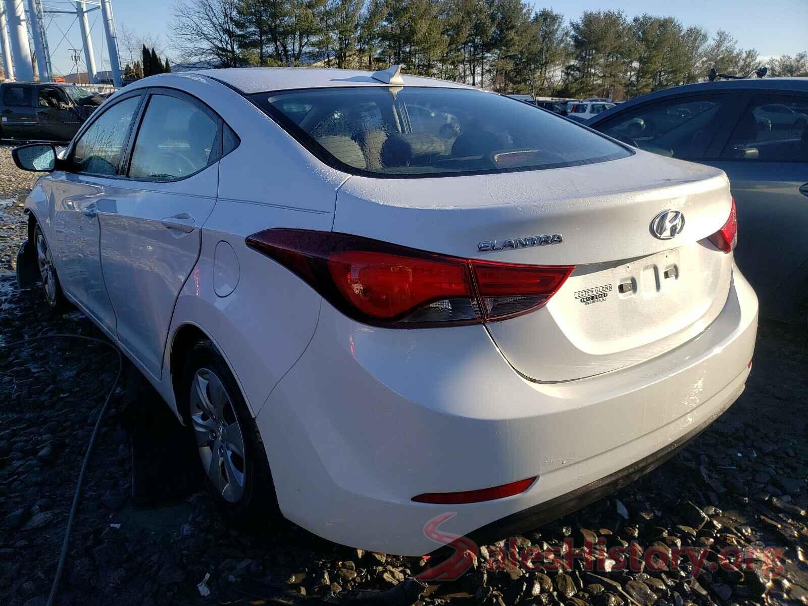 5NPDH4AE2GH667564 2016 HYUNDAI ELANTRA