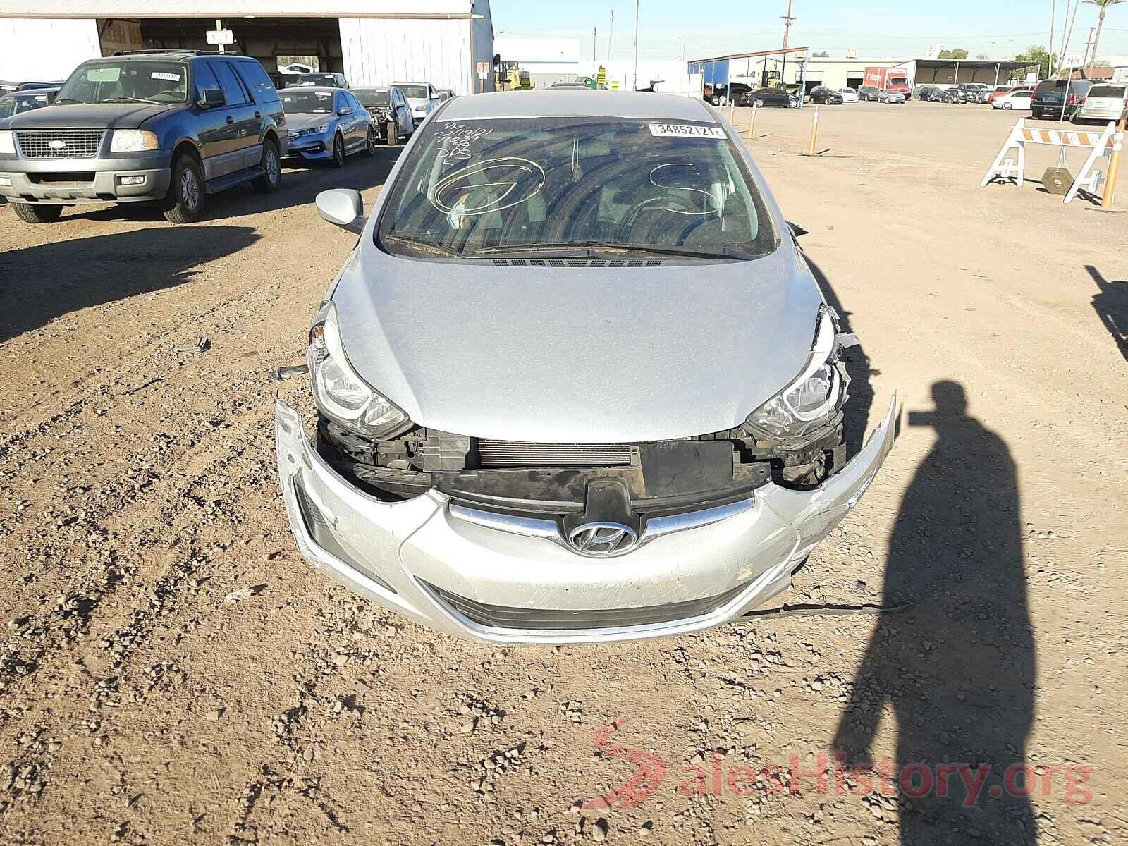 5NPDH4AE8GH714029 2016 HYUNDAI ELANTRA