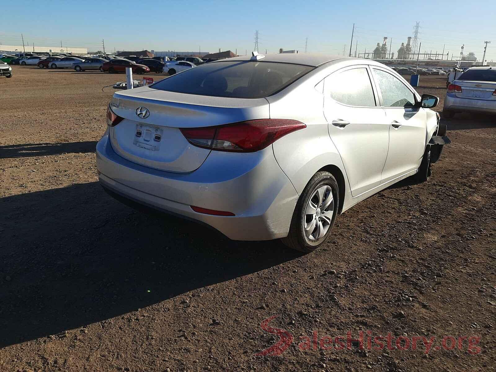 5NPDH4AE8GH714029 2016 HYUNDAI ELANTRA