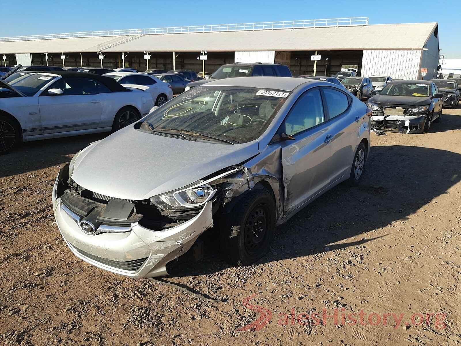 5NPDH4AE8GH714029 2016 HYUNDAI ELANTRA