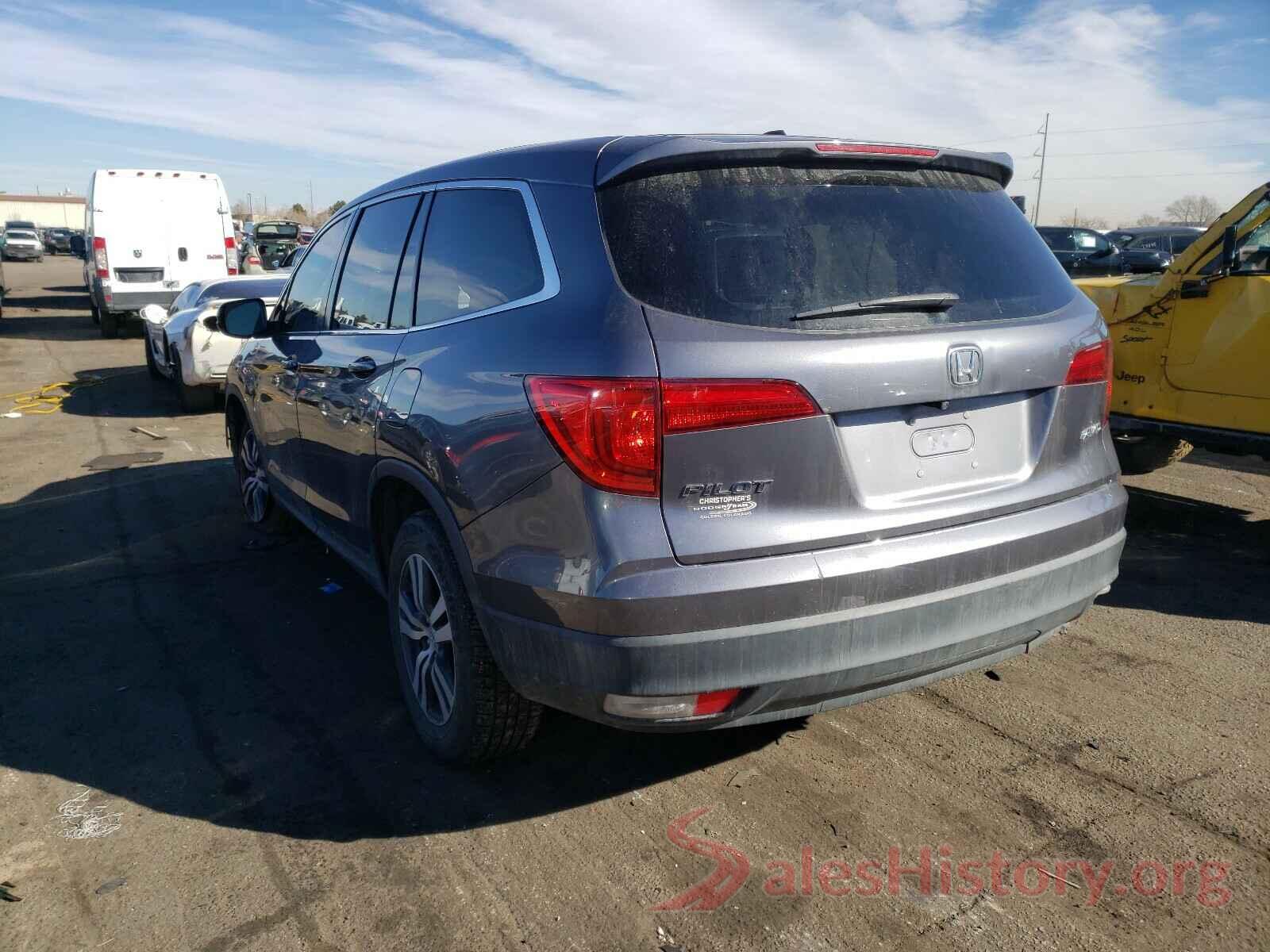 5FNYF6H5XGB128052 2016 HONDA PILOT