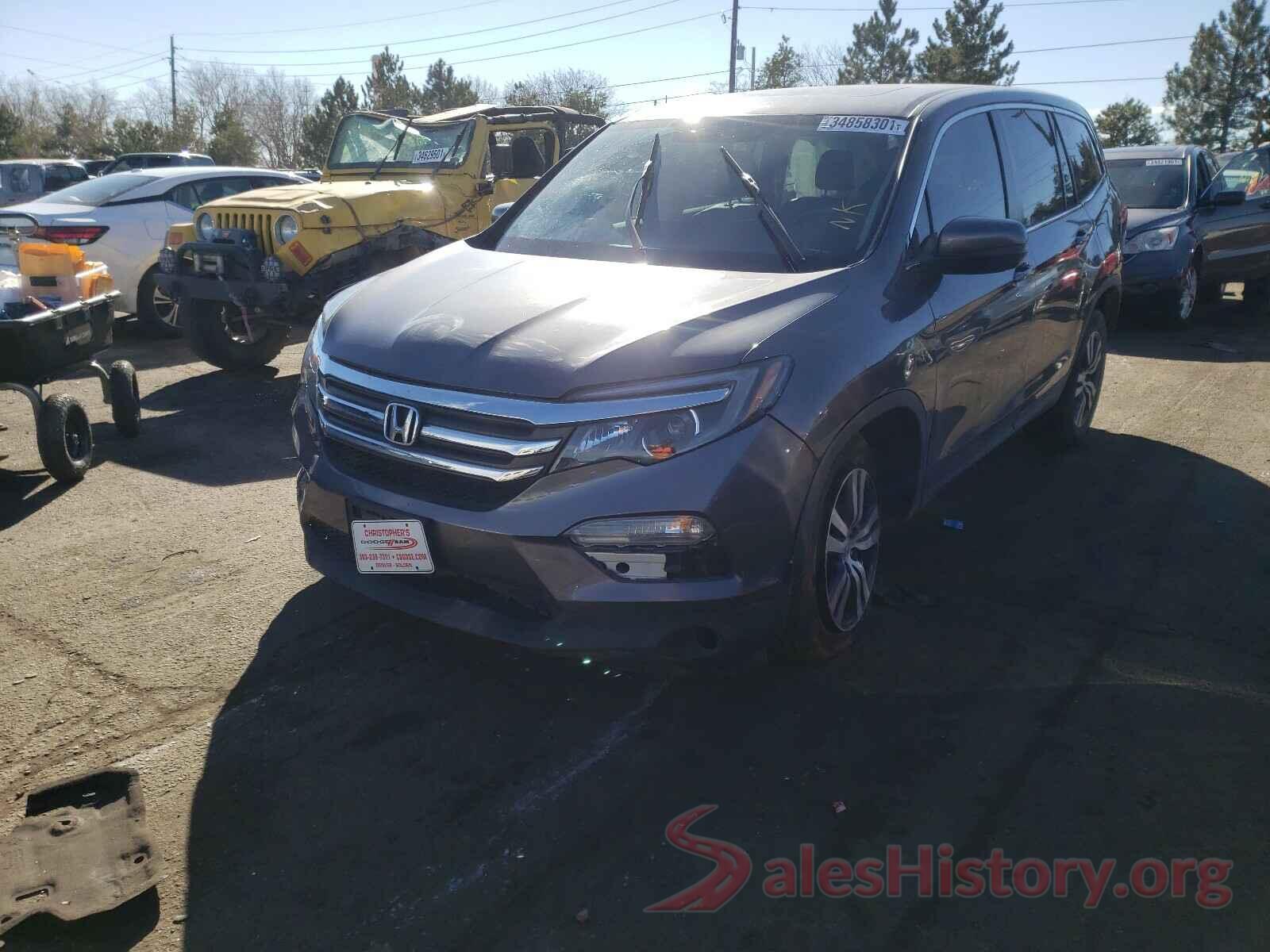 5FNYF6H5XGB128052 2016 HONDA PILOT