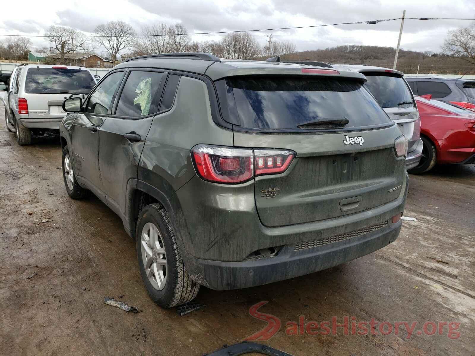 3C4NJCAB0JT193601 2018 JEEP COMPASS