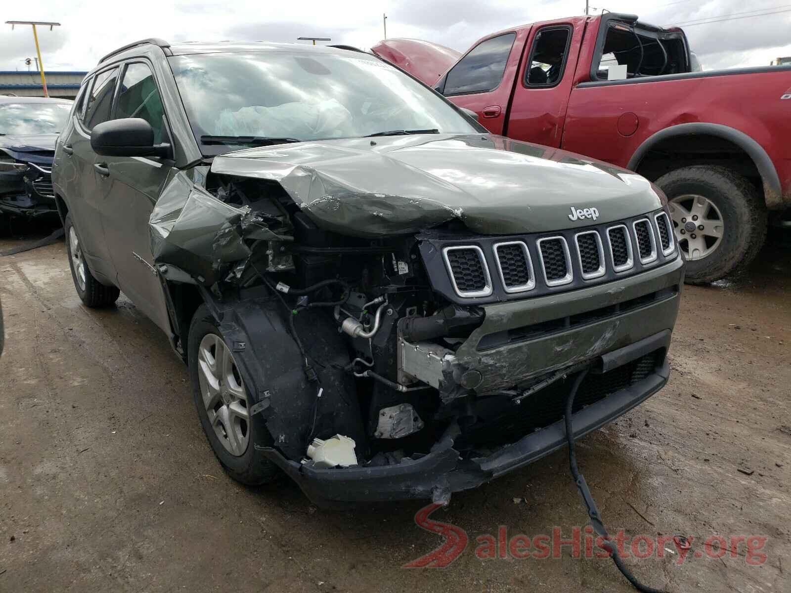 3C4NJCAB0JT193601 2018 JEEP COMPASS