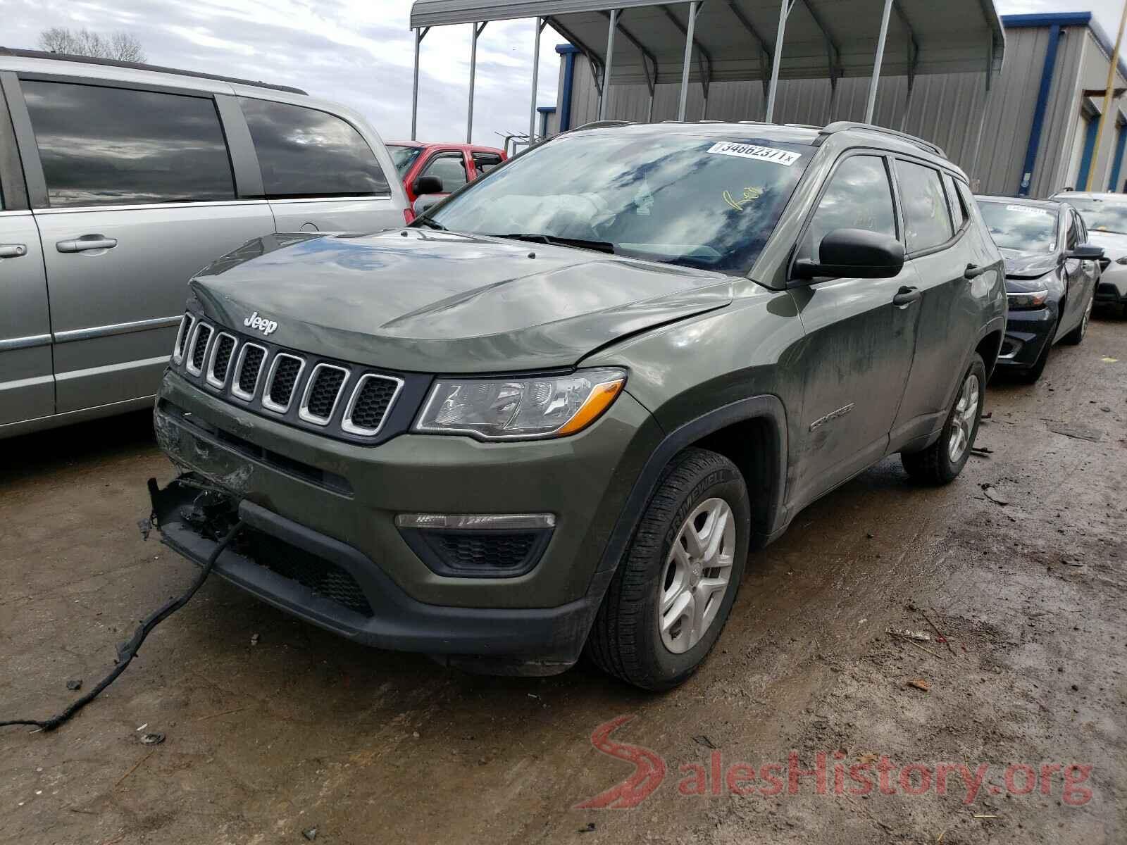 3C4NJCAB0JT193601 2018 JEEP COMPASS