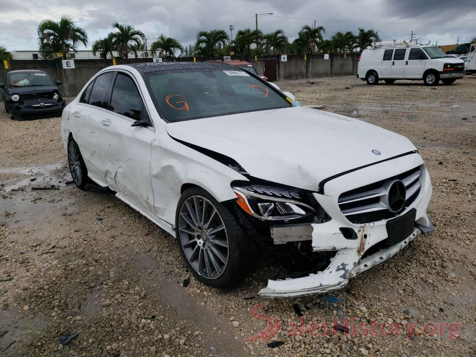 55SWF4JB5GU101853 2016 MERCEDES-BENZ C CLASS