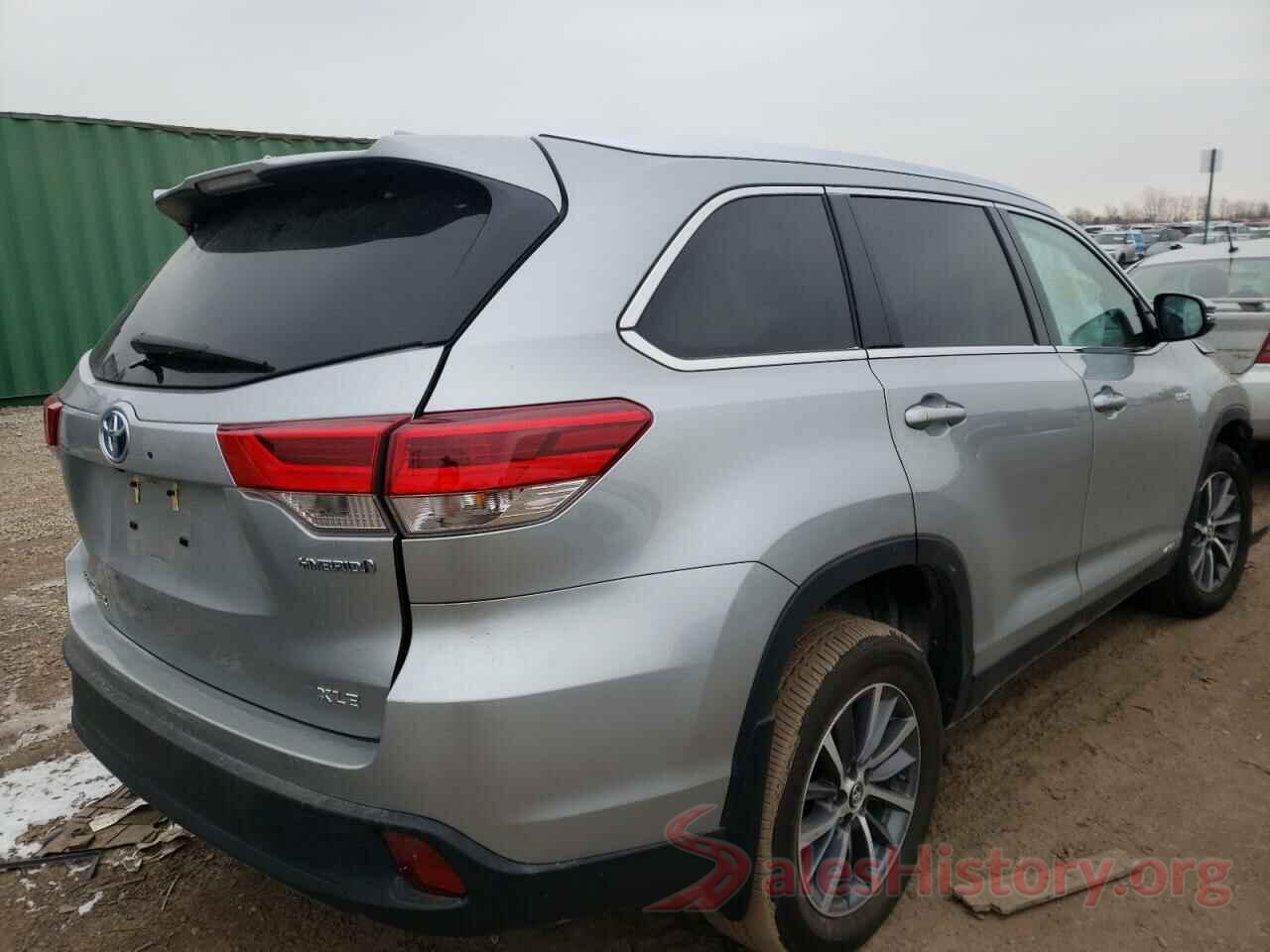 5TDJGRFH3KS064308 2019 TOYOTA HIGHLANDER