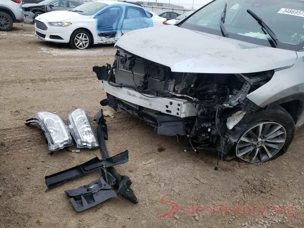 5TDJGRFH3KS064308 2019 TOYOTA HIGHLANDER