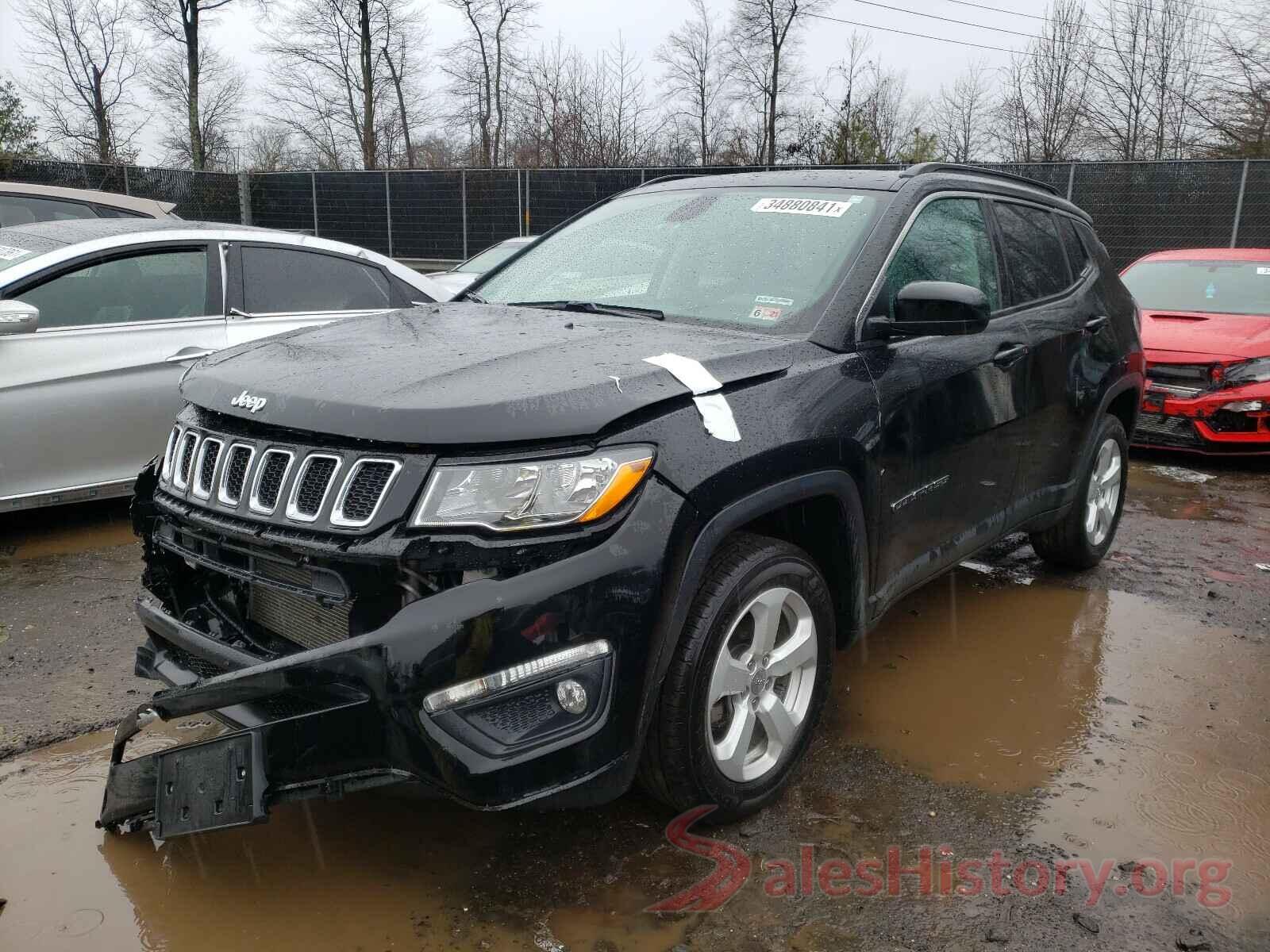 3C4NJDBB7KT683085 2019 JEEP COMPASS