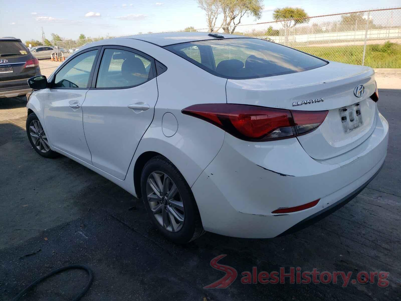 5NPDH4AEXGH760929 2016 HYUNDAI ELANTRA