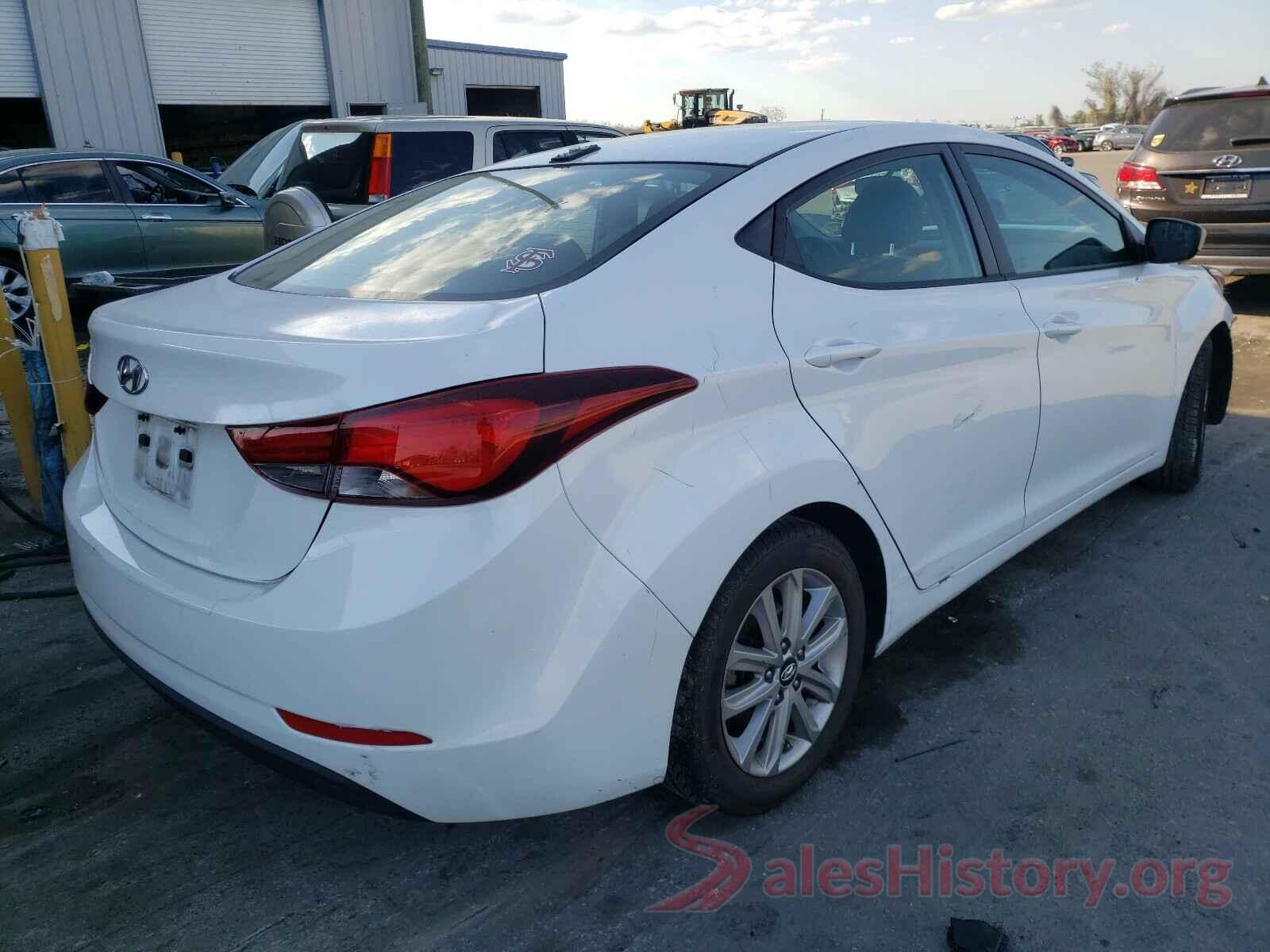 5NPDH4AEXGH760929 2016 HYUNDAI ELANTRA