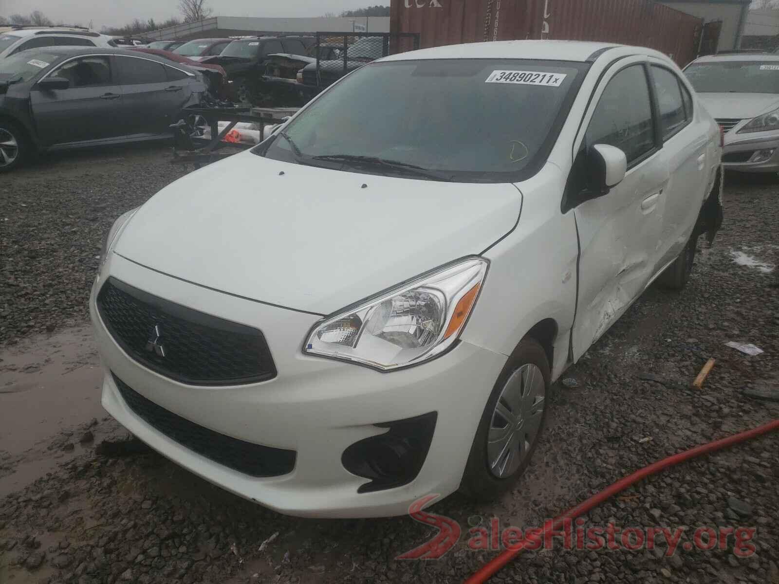 ML32F3FJ7LHF07983 2020 MITSUBISHI MIRAGE