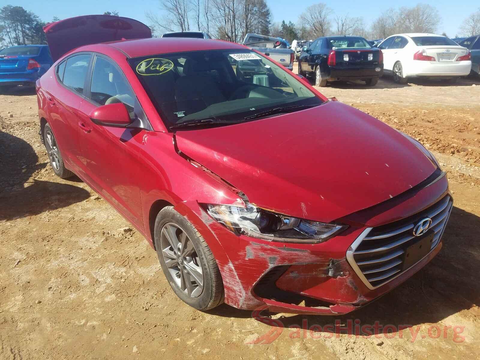 KMHD84LFXHU195221 2017 HYUNDAI ELANTRA