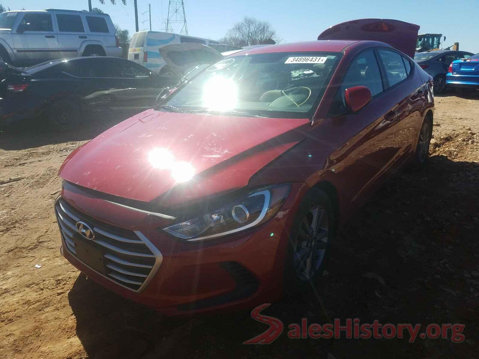 KMHD84LFXHU195221 2017 HYUNDAI ELANTRA