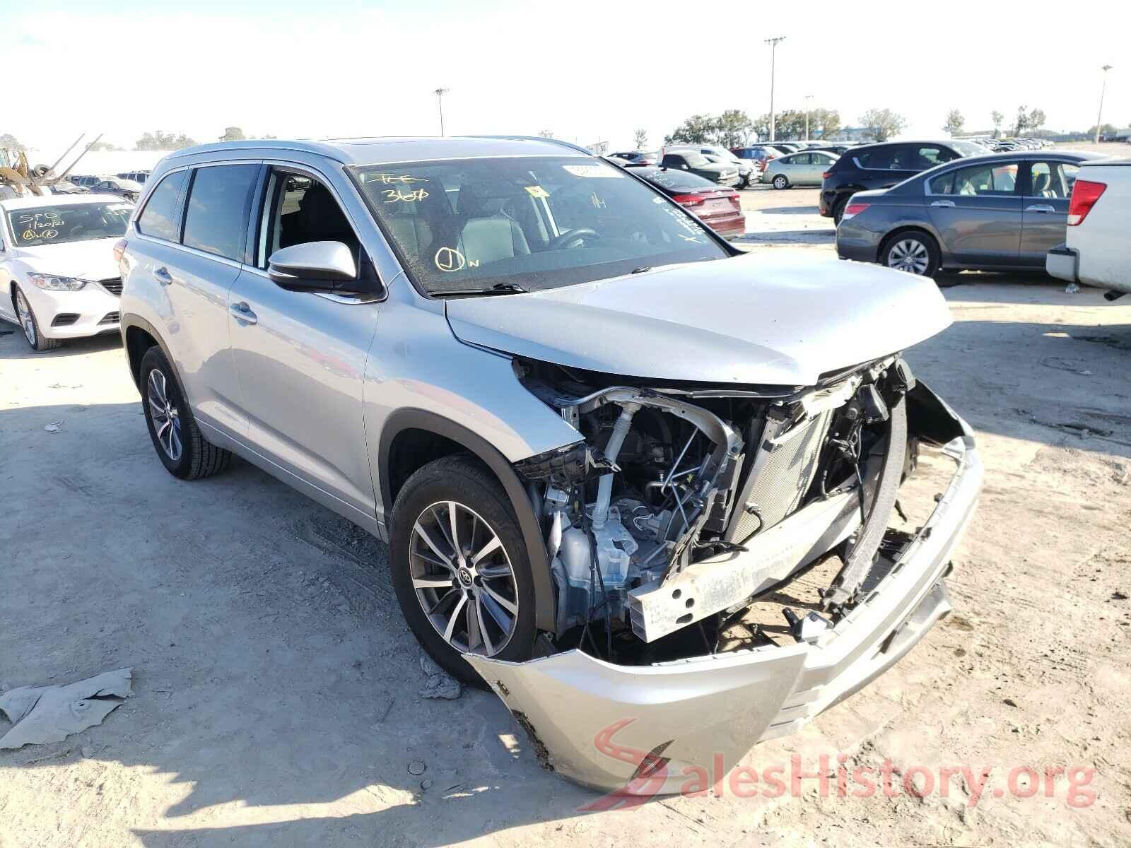 5TDKZRFH0JS534212 2018 TOYOTA HIGHLANDER