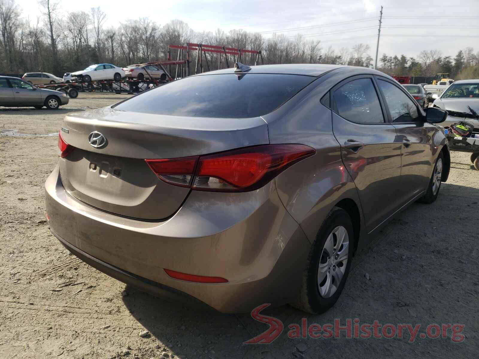 5NPDH4AE5GH700878 2016 HYUNDAI ELANTRA