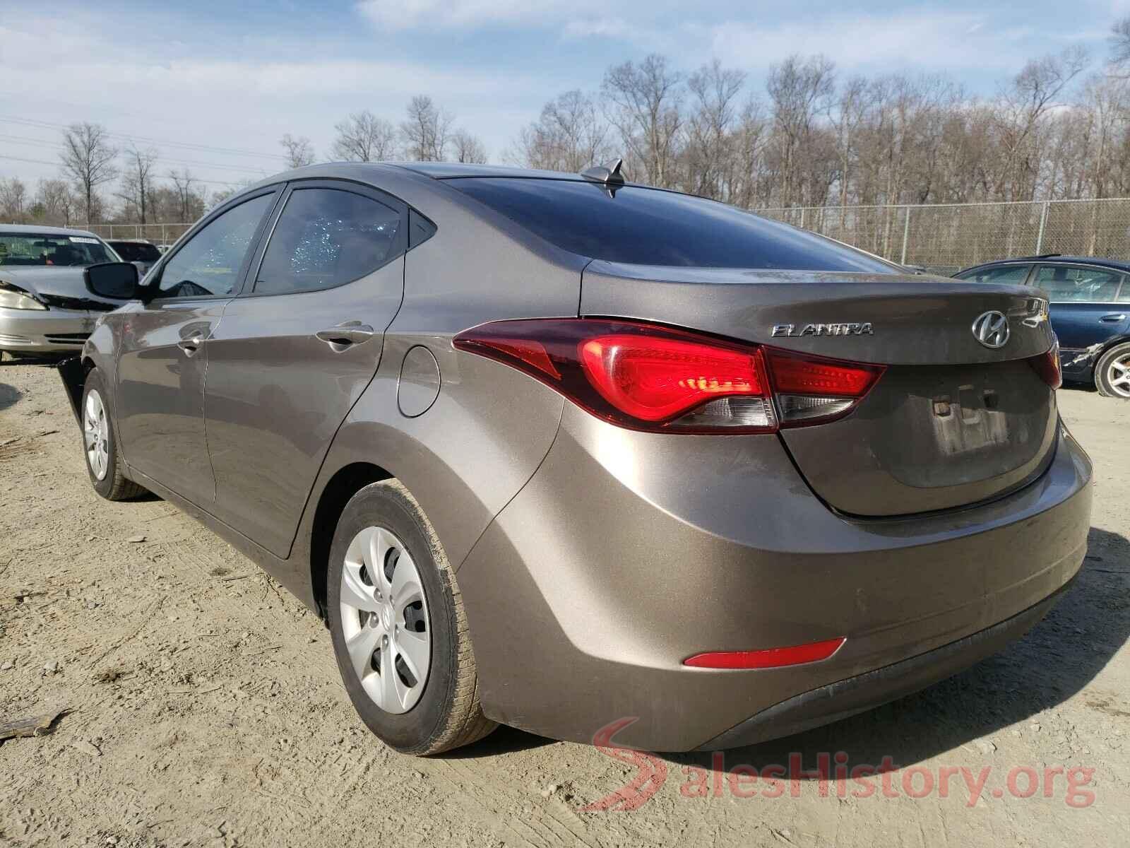 5NPDH4AE5GH700878 2016 HYUNDAI ELANTRA