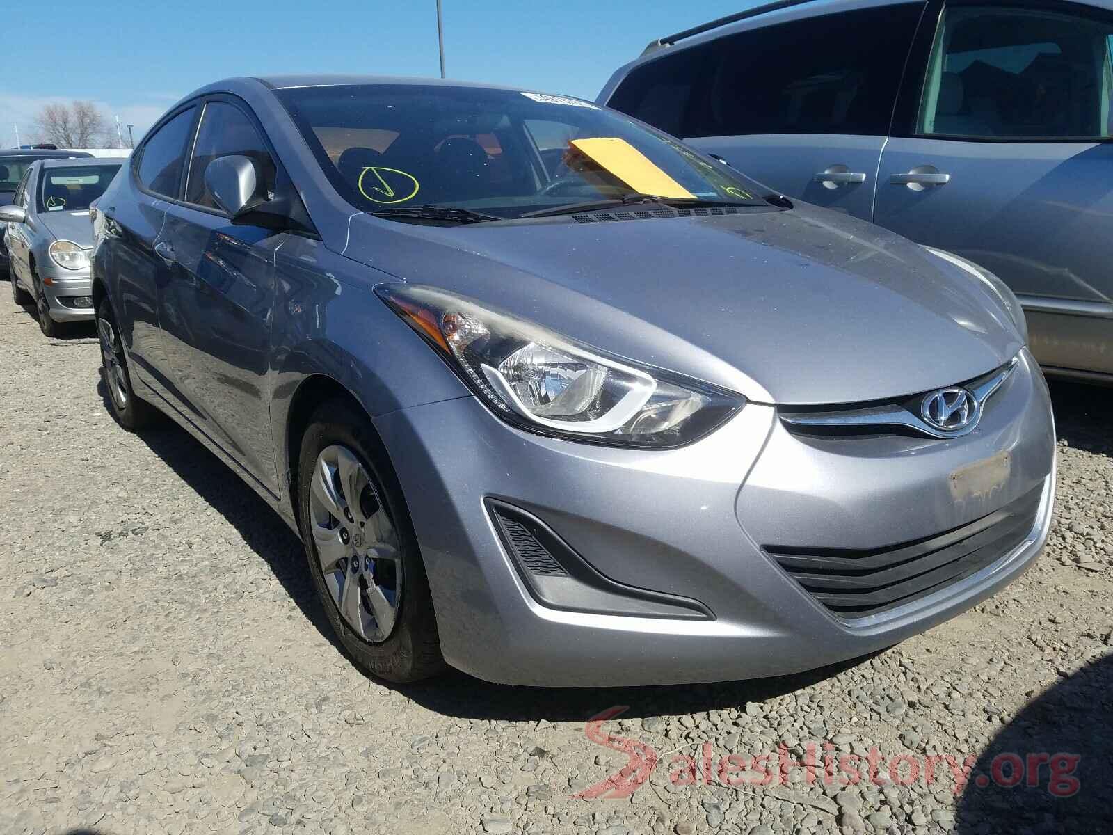 5NPDH4AE0GH748840 2016 HYUNDAI ELANTRA