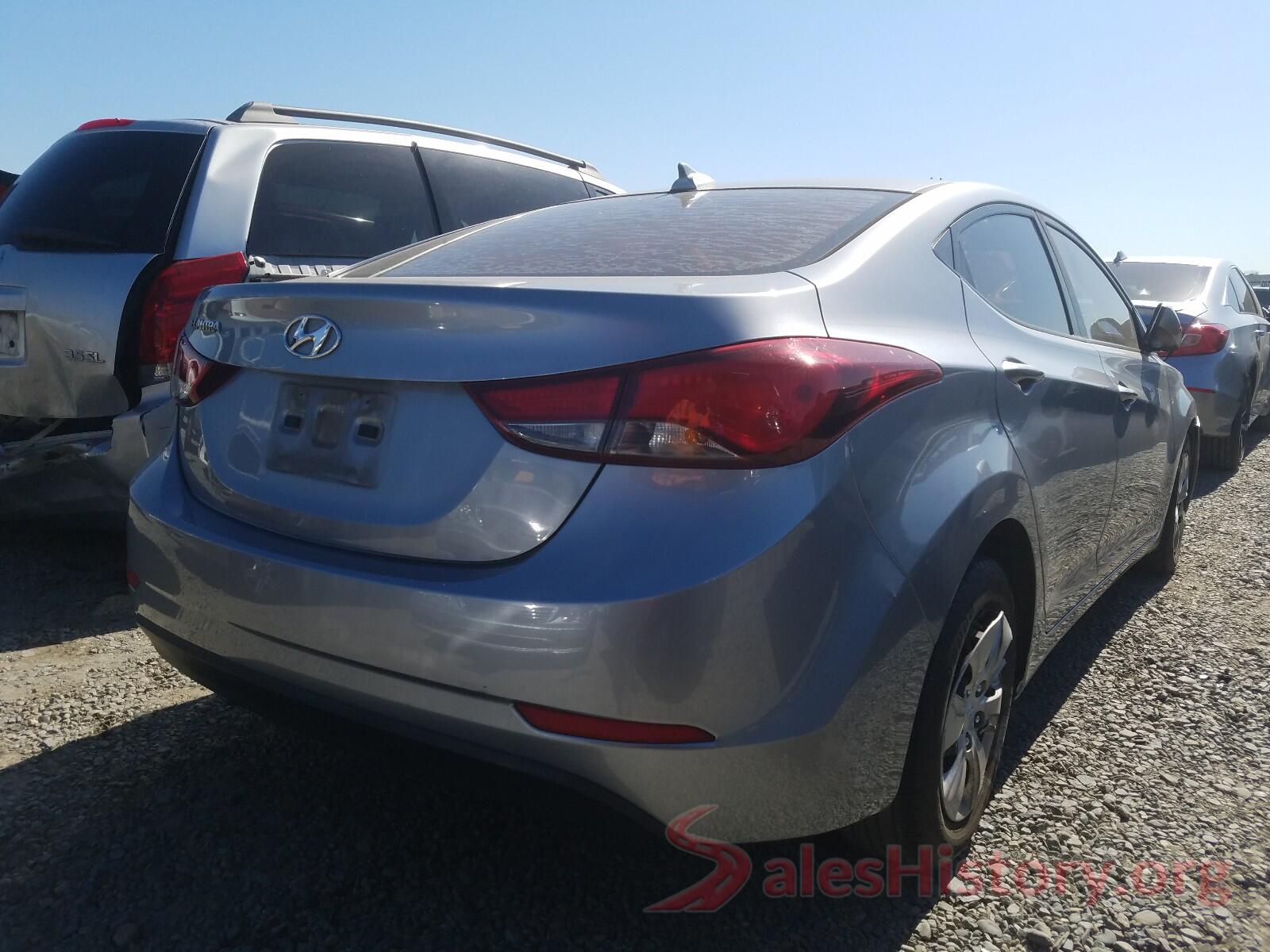 5NPDH4AE0GH748840 2016 HYUNDAI ELANTRA