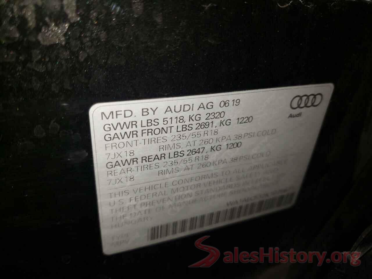 WA1AECF32K1075671 2019 AUDI Q3