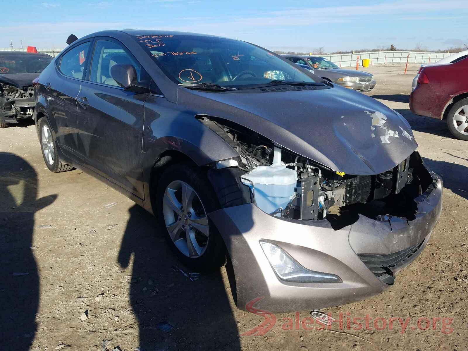 5NPDH4AE9GH765765 2016 HYUNDAI ELANTRA