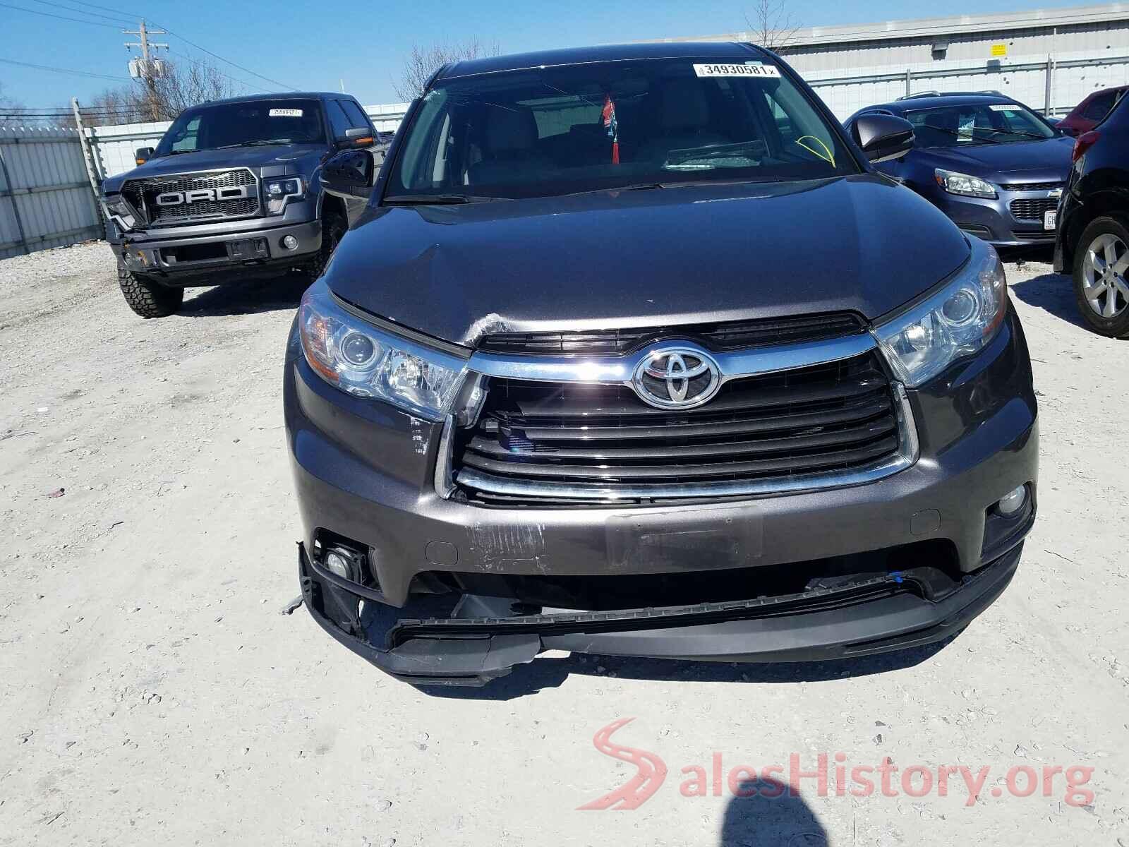 5TDBKRFH4GS356172 2016 TOYOTA HIGHLANDER