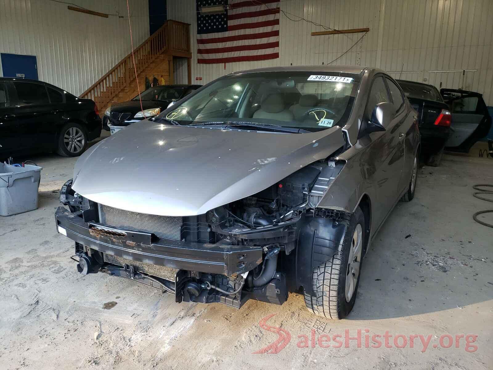 5NPDH4AE3GH766829 2016 HYUNDAI ELANTRA