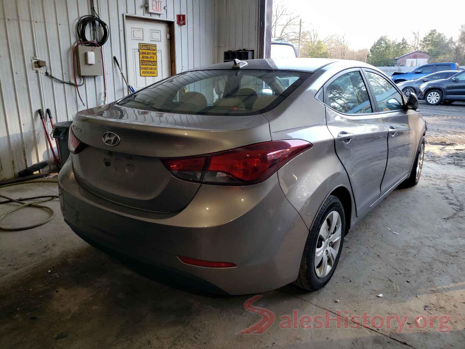 5NPDH4AE3GH766829 2016 HYUNDAI ELANTRA