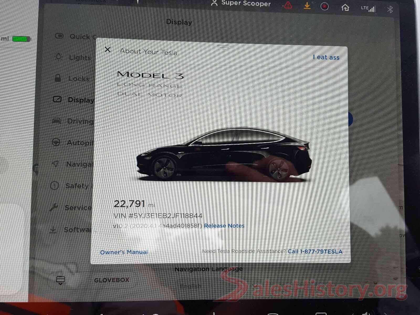 5YJ3E1EB2JF118844 2018 TESLA MODEL 3