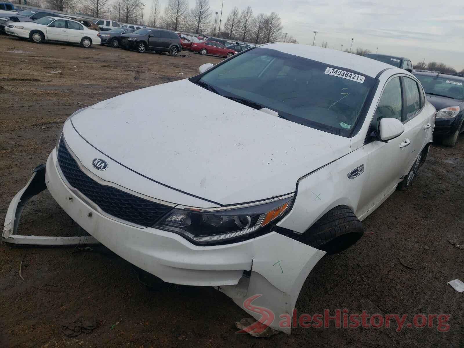 KNAGT4L30G5093471 2016 KIA OPTIMA