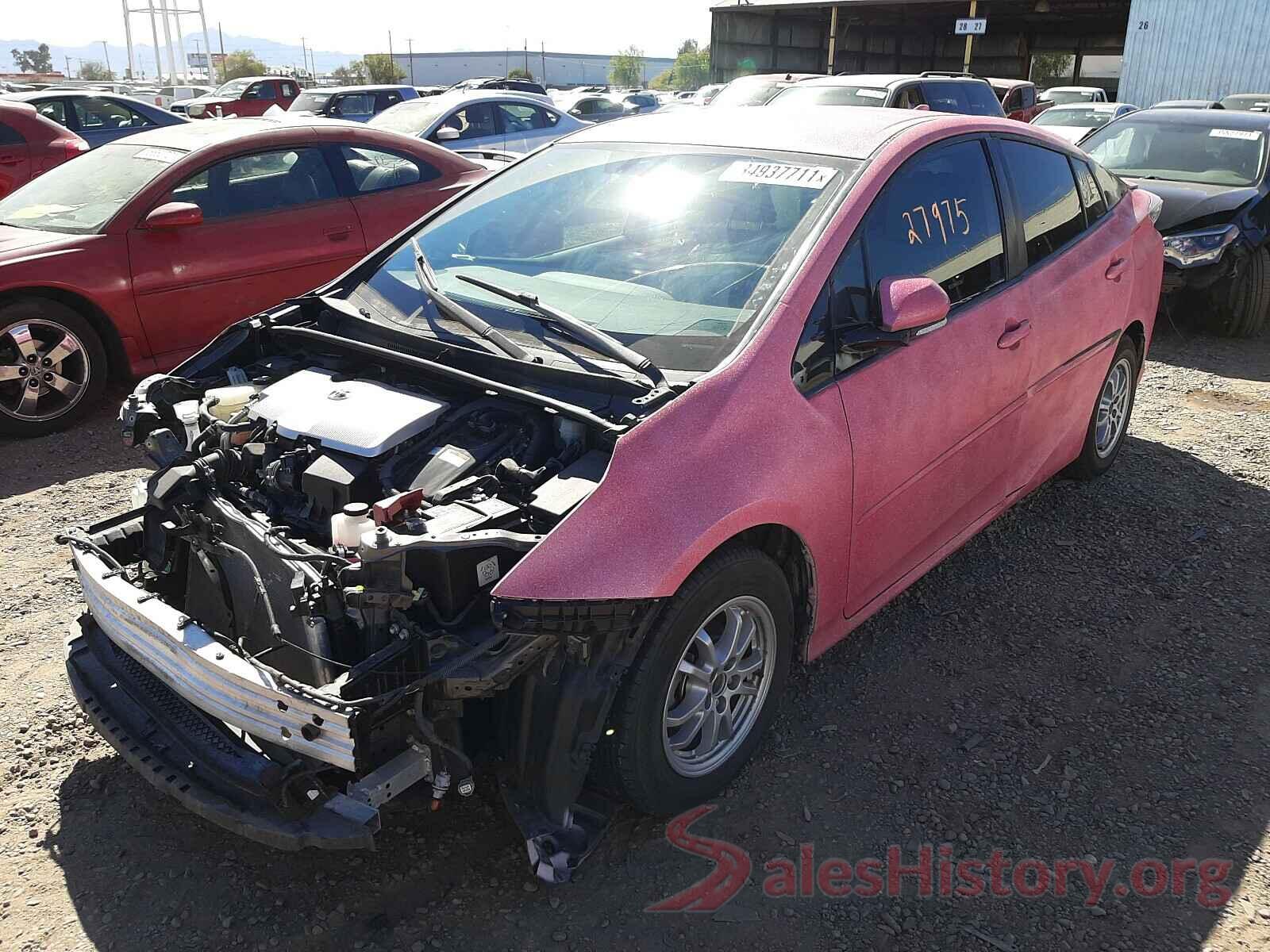 JTDKARFU3G3019168 2016 TOYOTA PRIUS