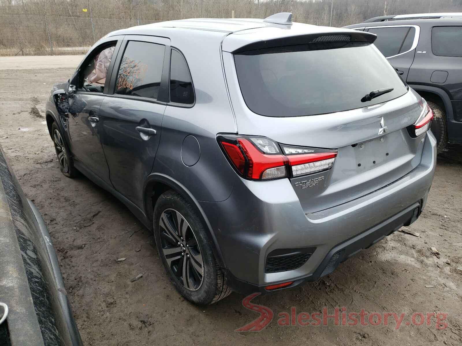 JA4AR3AU2LU020870 2020 MITSUBISHI OUTLANDER