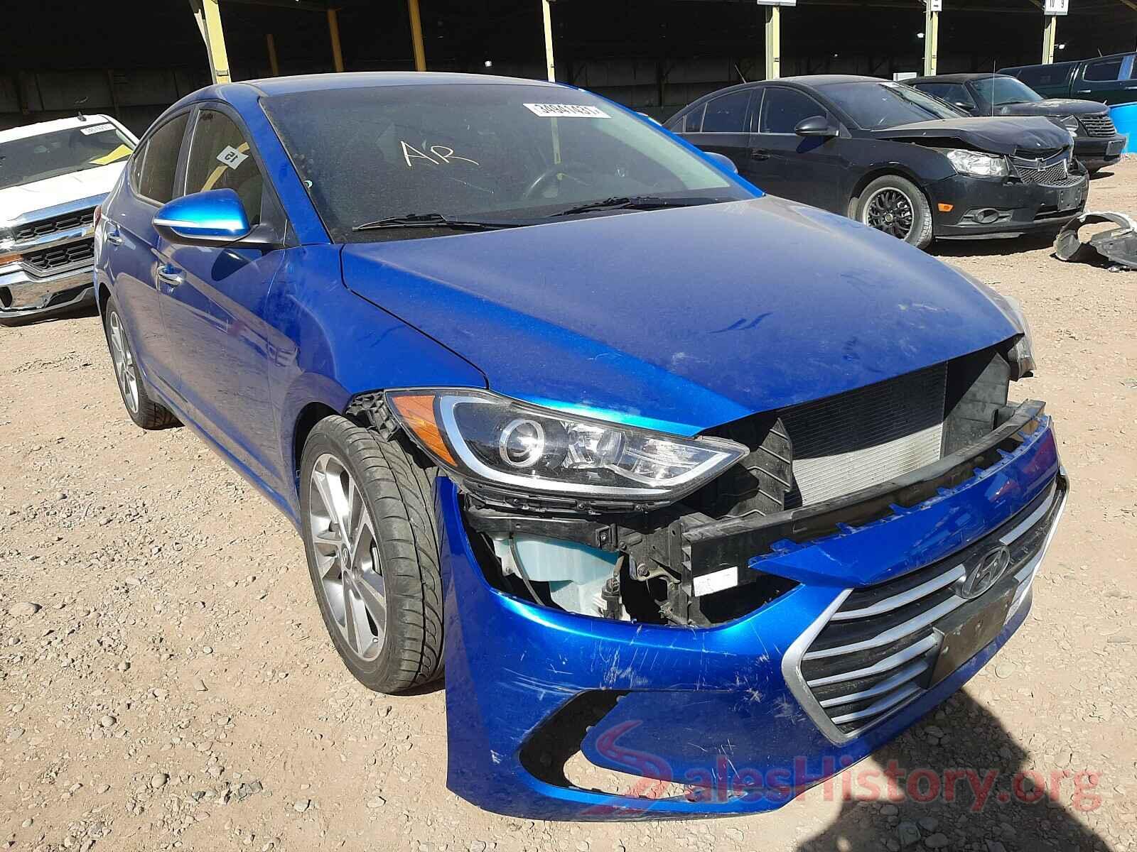 5NPD84LF6HH014310 2017 HYUNDAI ELANTRA