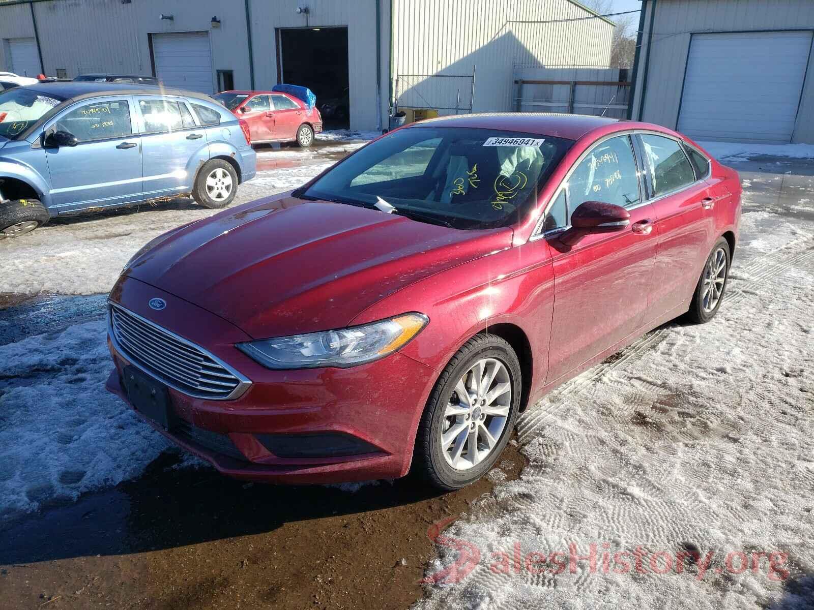 3FA6P0HD0HR299293 2017 FORD FUSION