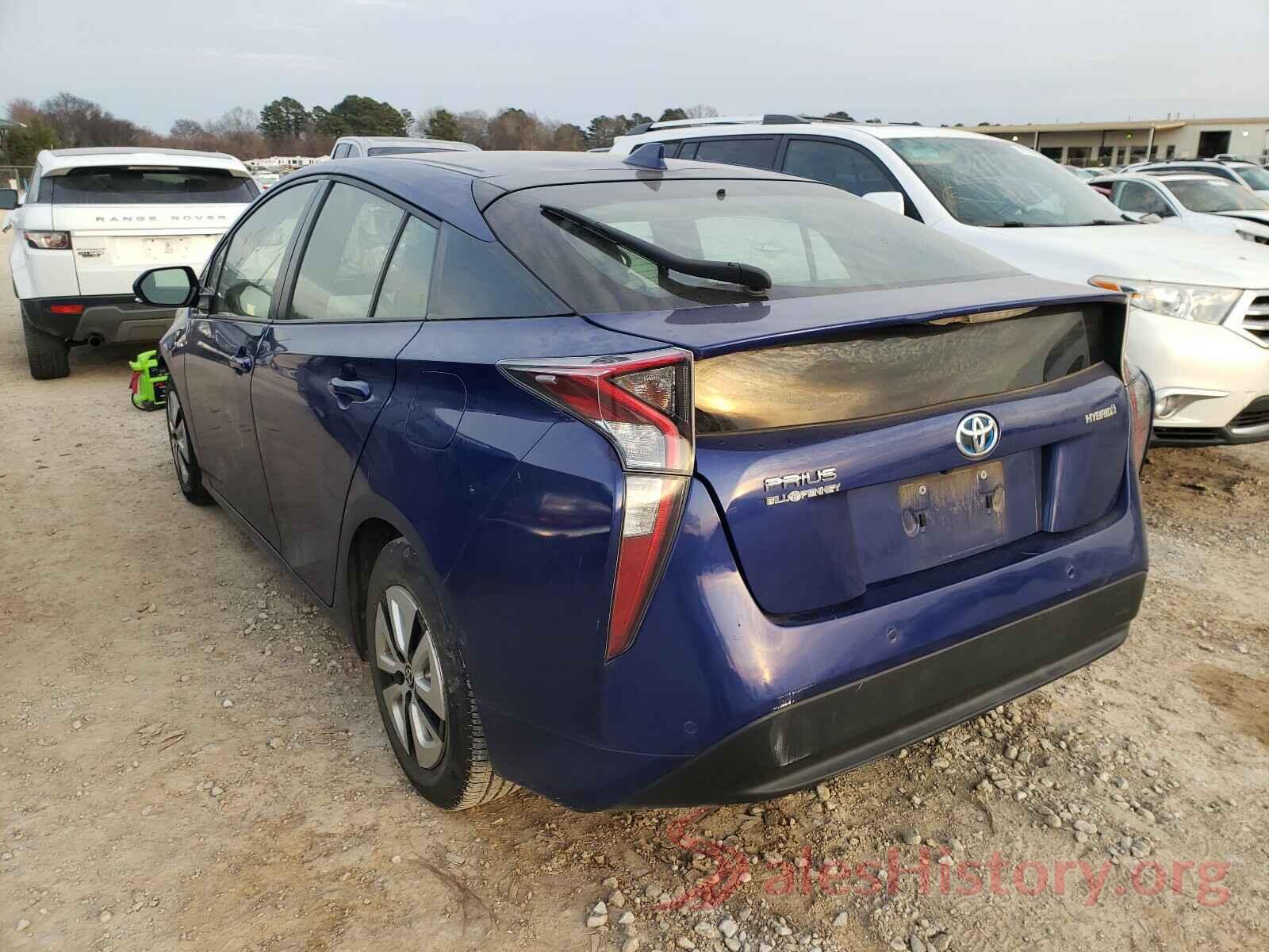 JTDKARFU2H3540660 2017 TOYOTA PRIUS