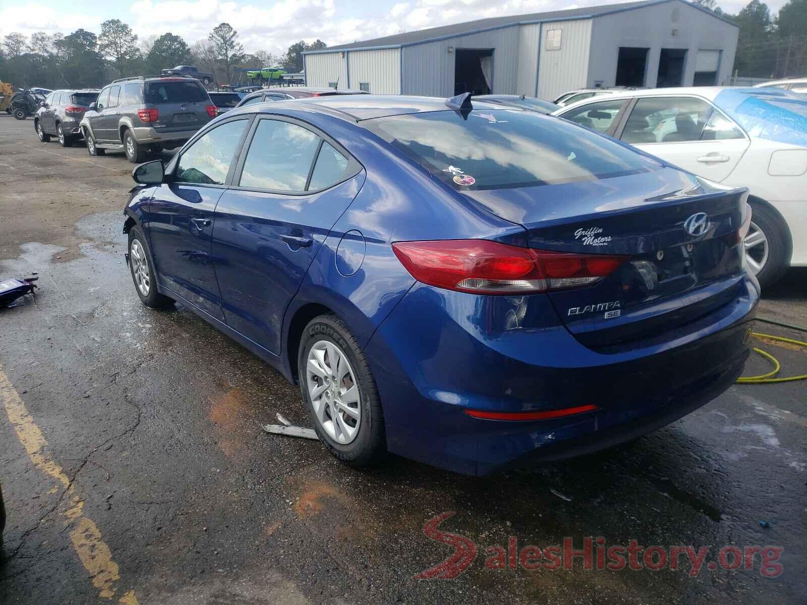 5NPD74LF9HH180467 2017 HYUNDAI ELANTRA