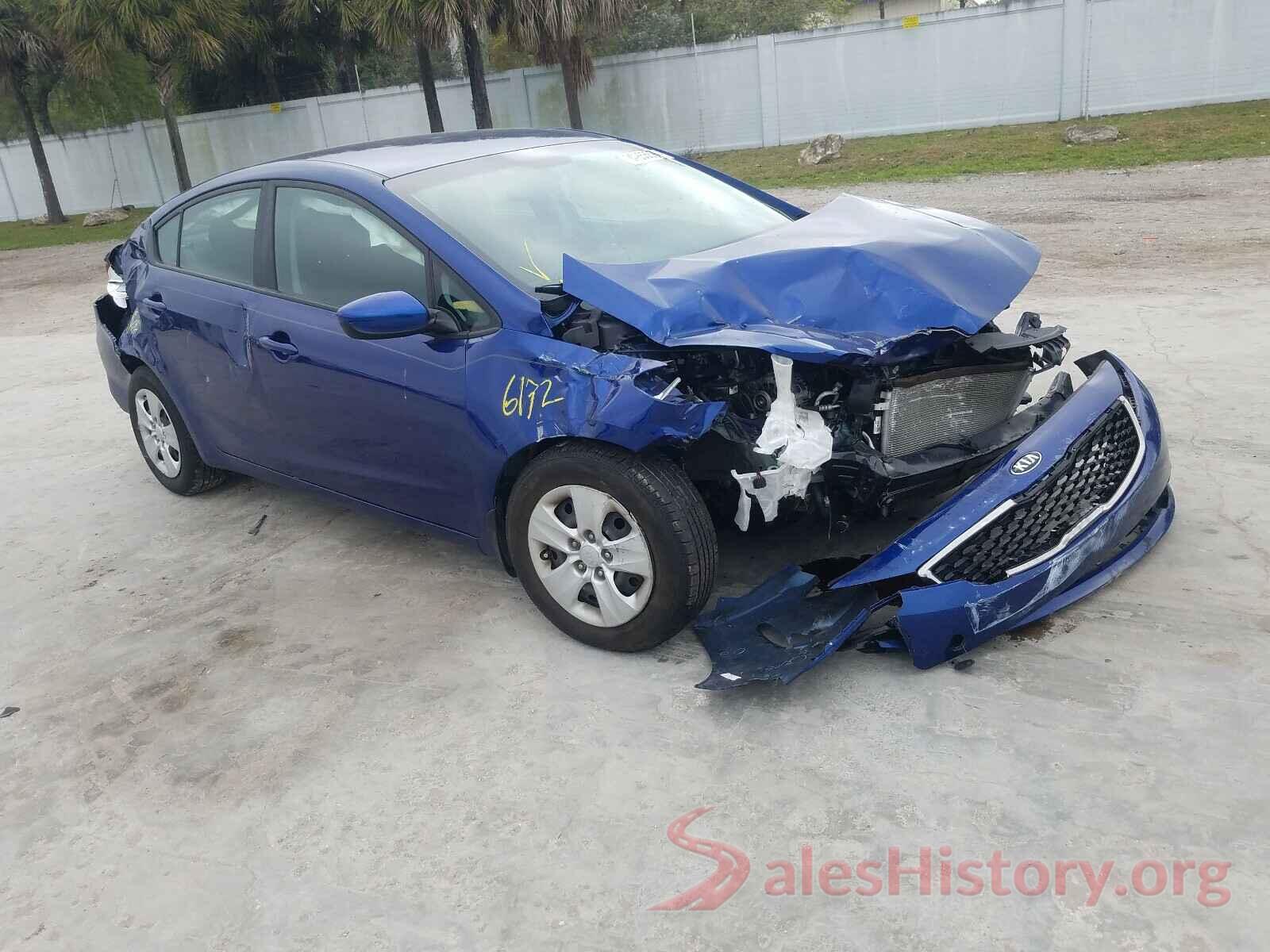 3KPFK4A72HE145342 2017 KIA FORTE