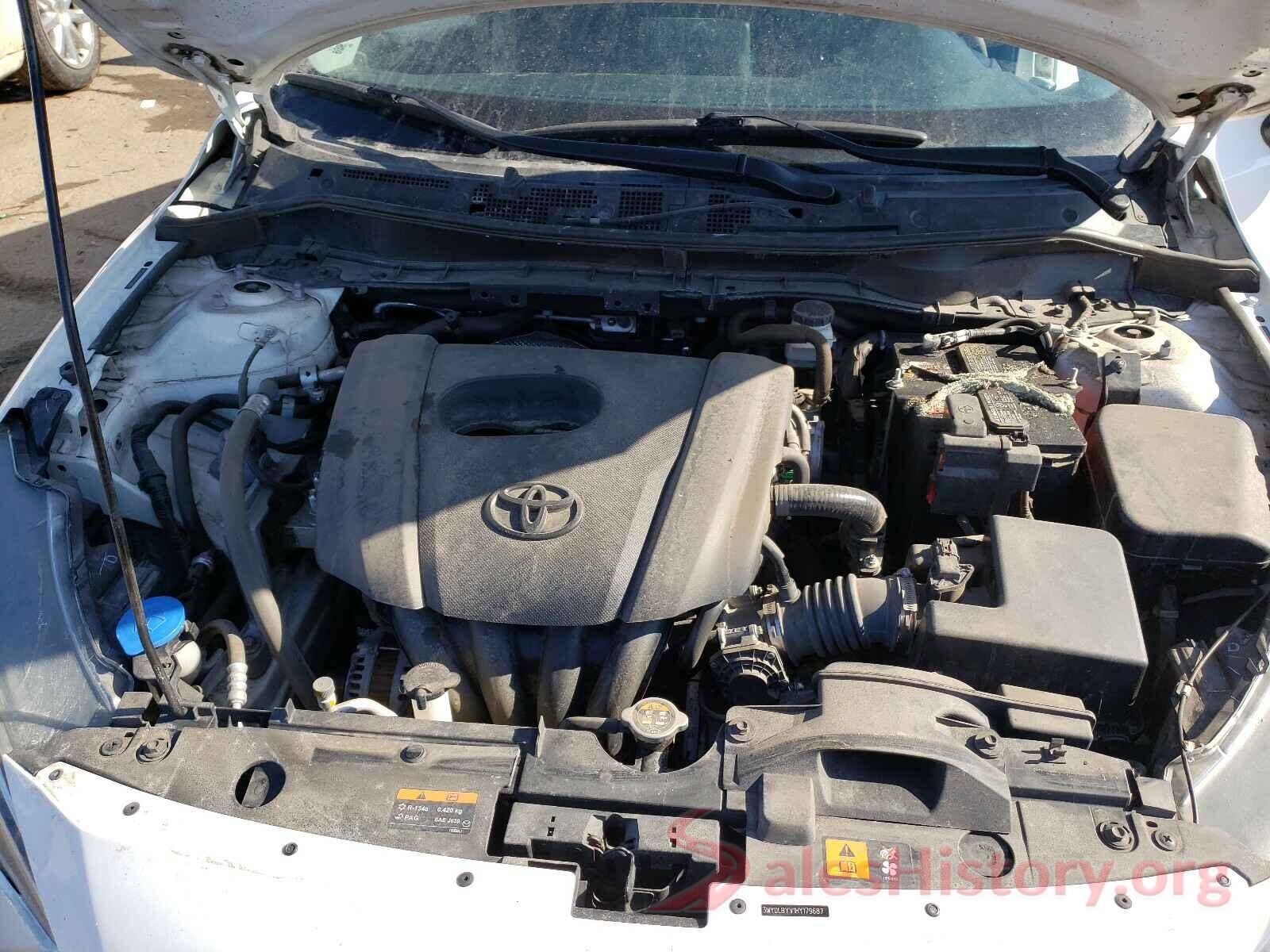 3MYDLBYV1HY179687 2017 TOYOTA YARIS