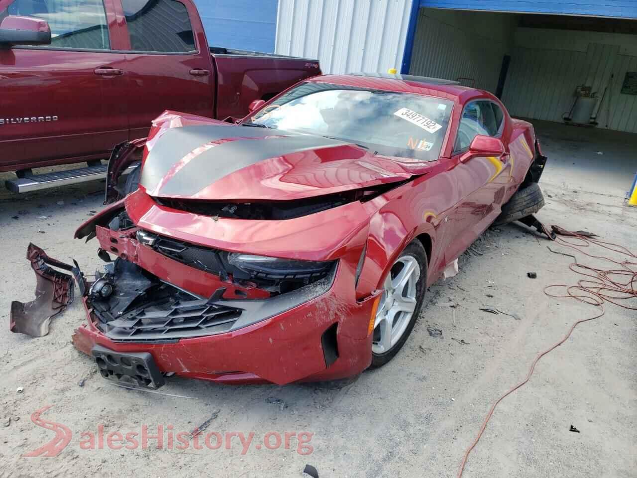 2019 CHEVROLET CAMARO VIN 1G1FD1RS2K0128664, front view