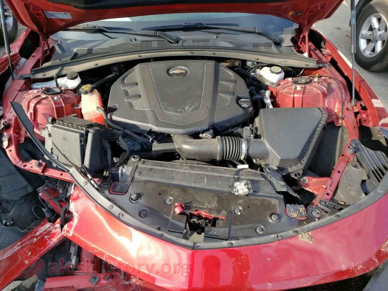 2019 CHEVROLET CAMARO VIN 1G1FD1RS2K0128664, engine bay