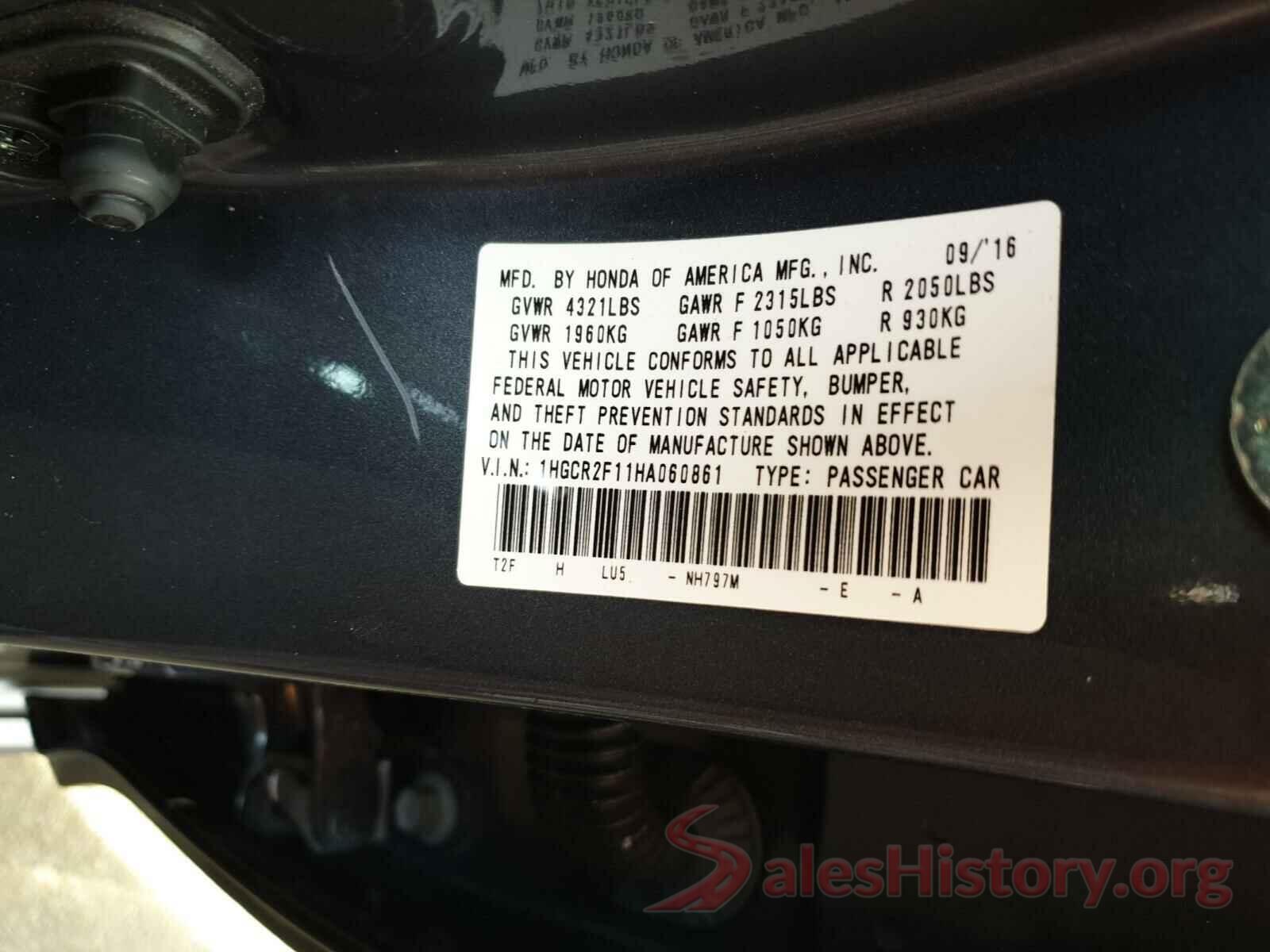 1HGCR2F11HA060861 2017 HONDA ACCORD