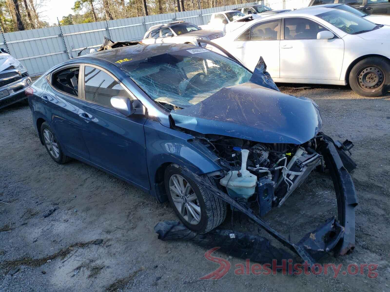 KMHDH4AE9GU476595 2016 HYUNDAI ELANTRA