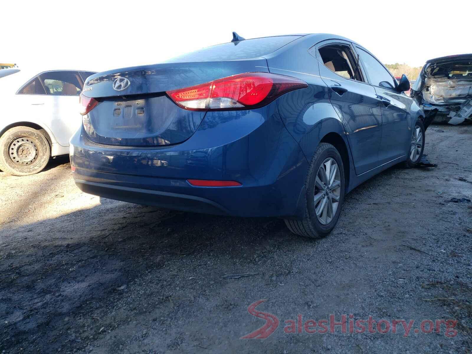 KMHDH4AE9GU476595 2016 HYUNDAI ELANTRA