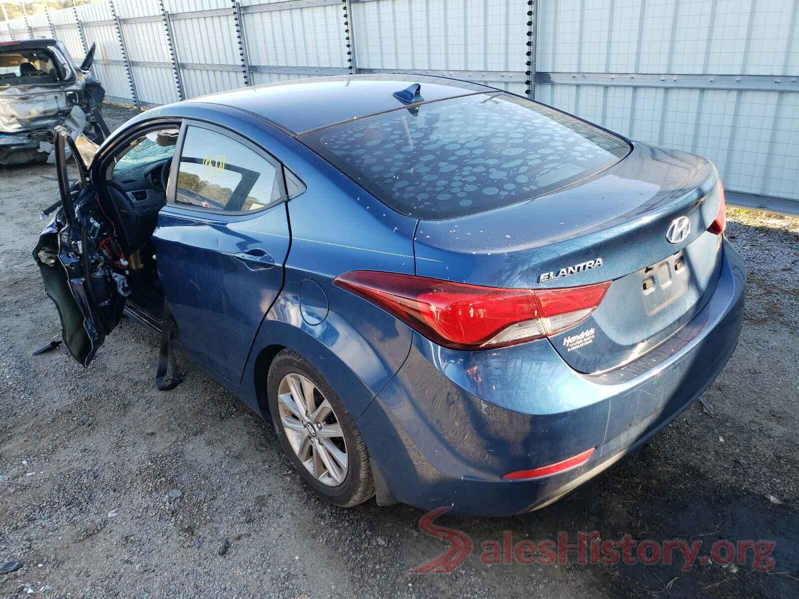 KMHDH4AE9GU476595 2016 HYUNDAI ELANTRA